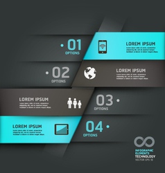 Abstract infographics communication technology vector image