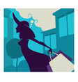 Summer shopping vector image