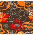 Summer seamless wallpaper vector image