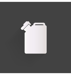 Fuel jerrycan icon vector image