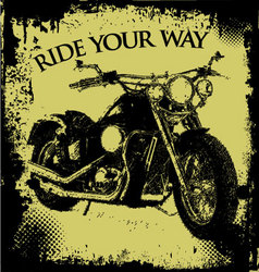 Bike vector image