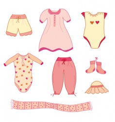 Cartoon baby vector image