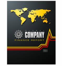 Global company report vector image