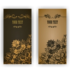 Template design for invitation vector image