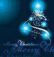 Christmas tree lights vector image