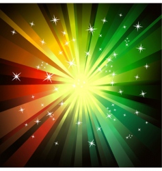 Explosion background vector image