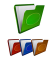 Folder icon vector image