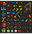 Collection of arrows8 vector image