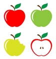 Set of apples Set of apples vector image