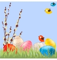 Easter background vector image
