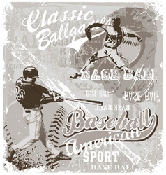 Baseball ballgame vector image