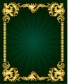 Gold ornament vector image