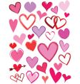 Hearts vector image
