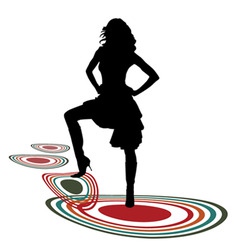 Fashion woman vector image