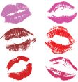 Kisses vector image