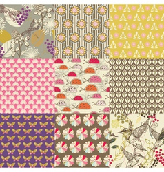 Classic patterns vector image