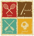 Set of Vintage Sport Labels vector image