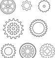 Cogs vector image