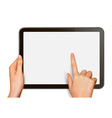 Digital tablet vector image