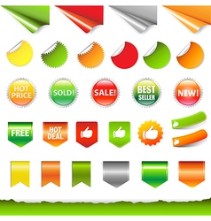 Big Sale Label Set vector image