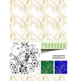 Floral design element vector image