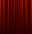 Seamless red curtain vector image