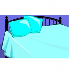 Bed vector image