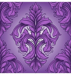 Vintage baroque seamless pattern Royalty Free Vector Image