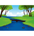 Beautiful landscape vector image