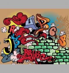Graffiti elements vector image