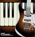 Music background vector image
