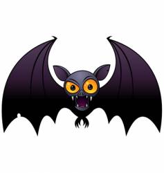 Halloween vampire bat vector image