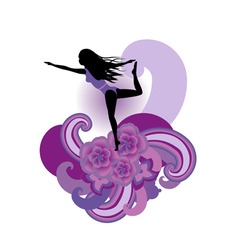 Cool young woman vector image