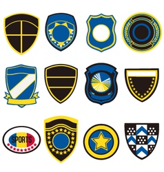 Badge icon symbol set vector image
