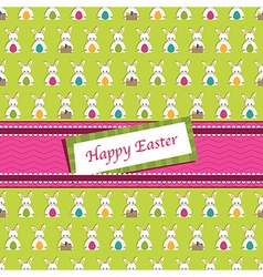 Easter wrapping vector image