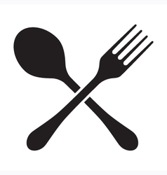 Fork And Spoon Isolated vector image