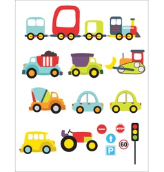 Lovely transport vector image