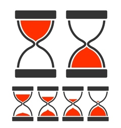 Sand Glass Timer vector image