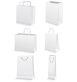 Paper bags vector image
