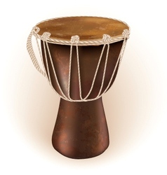 Darbuka drum vector image