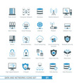Networks Icon Set 01 vector image