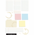 Note paper vector image