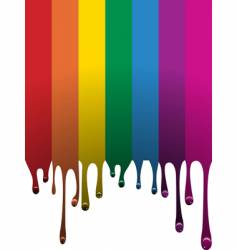 Rainbow paint vector image