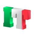 Internet top-level domain of italy vector image
