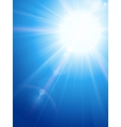 Blue sky vector image