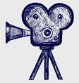 Video camera vector image