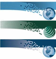 Web banners vector image