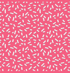 Seamless pattern with many decorative sprinkles Seamless pattern with many decorative sprinkles vector image