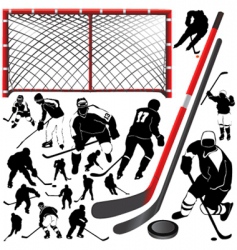 Hockey vector image