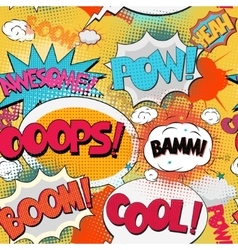 Comic Book Bubble Text vector image